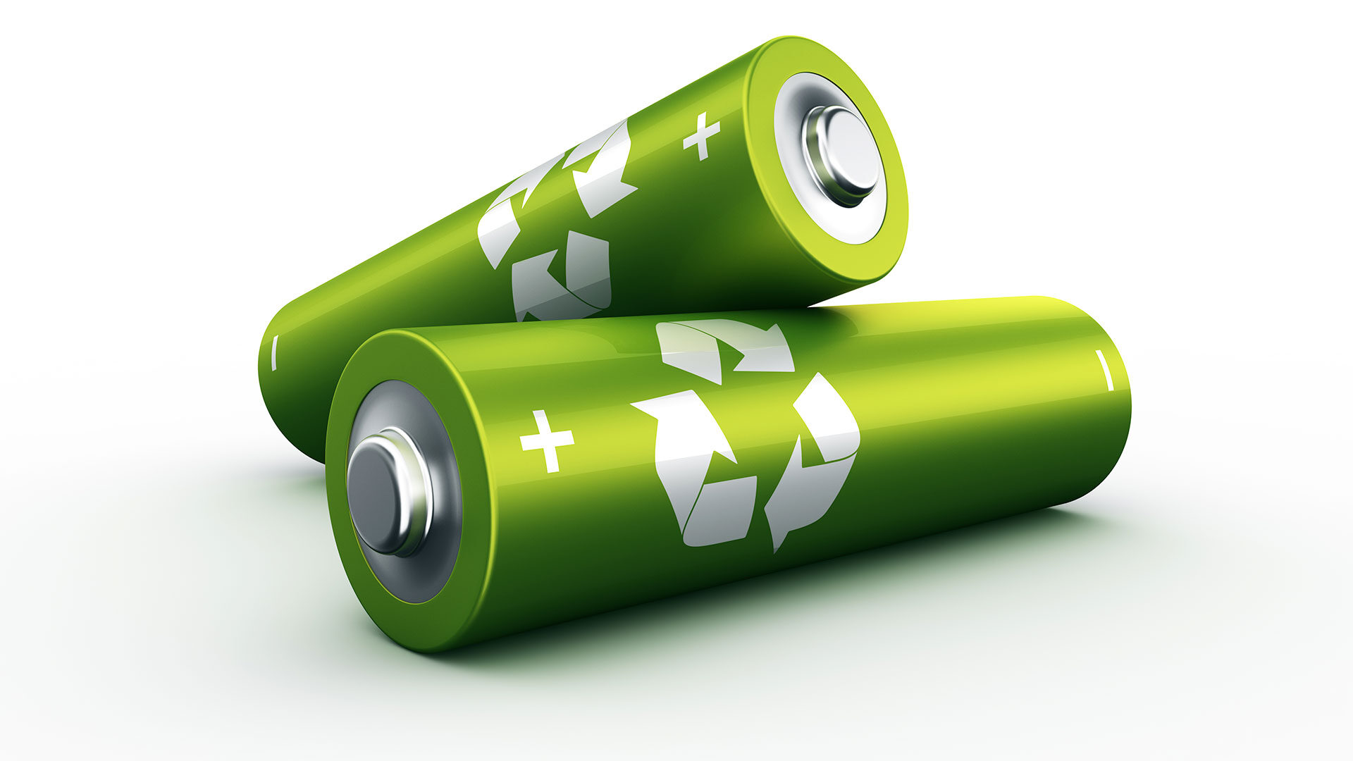 recycled batteries